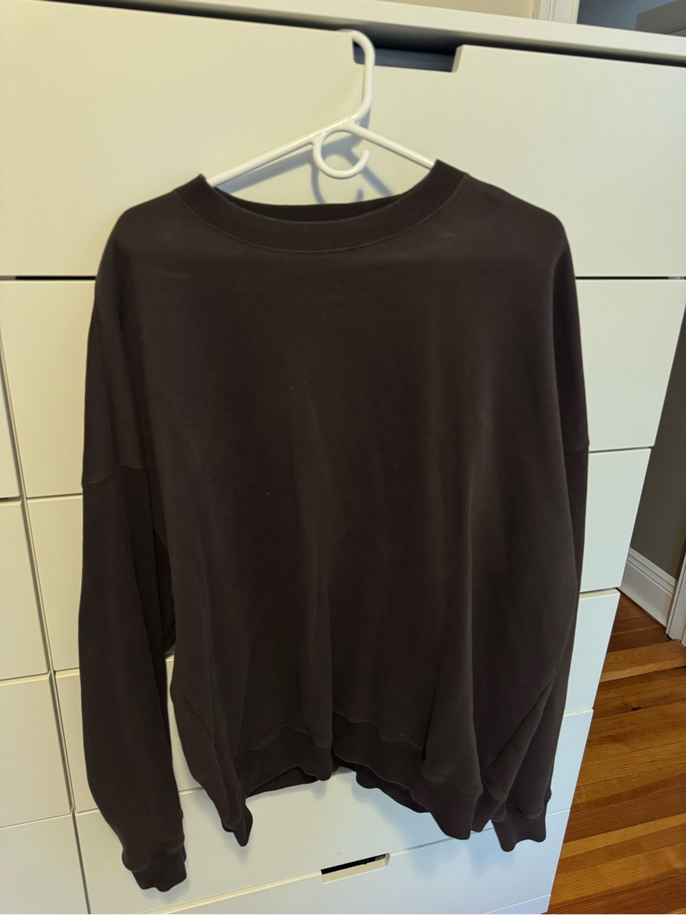 Abercrombie & Fitch Women's Crewneck Sweatshirt - Dark Brown